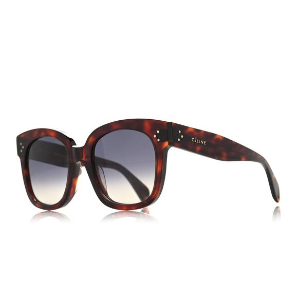 Celine Tortoise‎ Sunglasses Havana Brown Polarized Acetate CL40002U